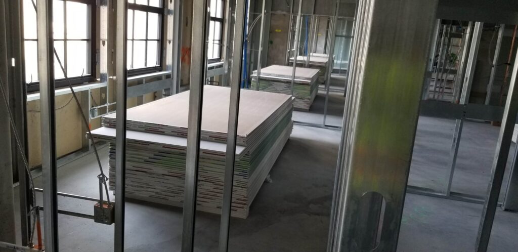 Stacks of Drywall